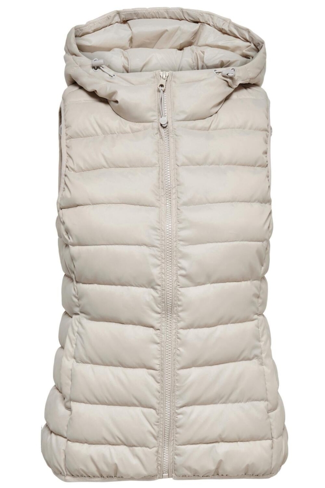 ONLNEWTAHOE HOOD WAISTCOAT OTW NOOS 15205760 Pumice Stone